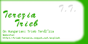 terezia trieb business card